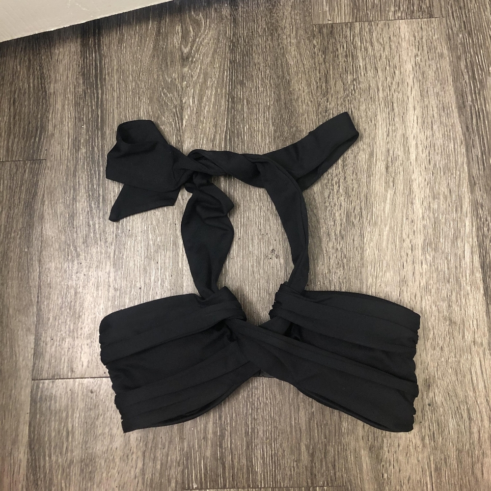 Seafolly Halter Bandeau Bikini Top Sz 8